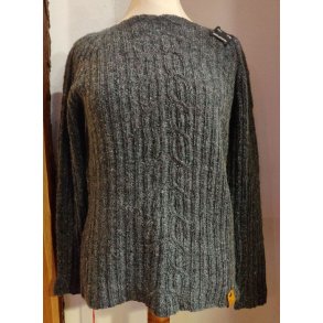 Klokkeblomst i Mohair Tweed Lemon Drop str L