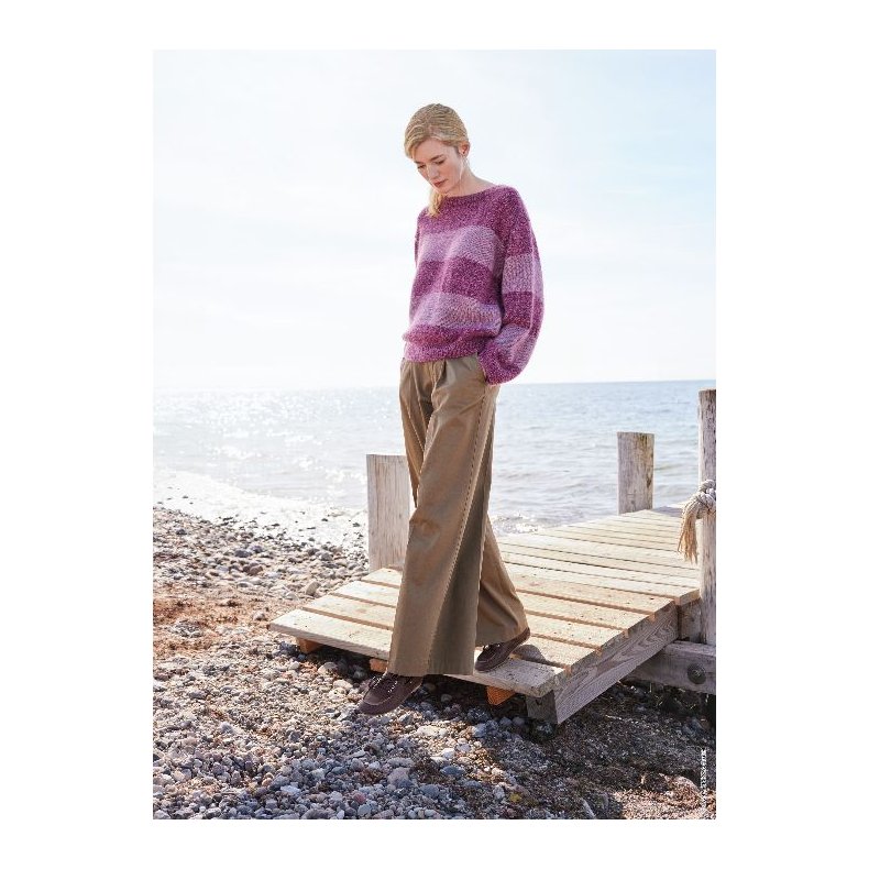 Opskrift Tr�je i Cool wool vintage og silkhair, p� Dansk sendes som PDF