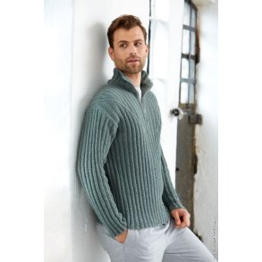 Opskrift Herresweater Merino Uno p dansk som PDF