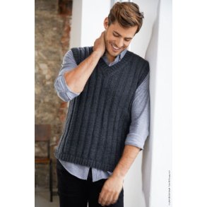 Opskrift Herre Slipover 1 Cool Wool p dansk som PDF