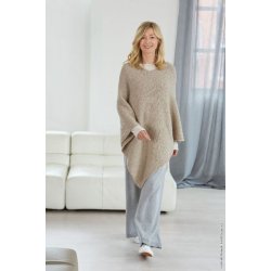 Opskrift Poncho i Merino Uno p dansk sendes som PDF