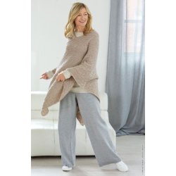 Opskrift Poncho i Merino Uno p dansk sendes som PDF