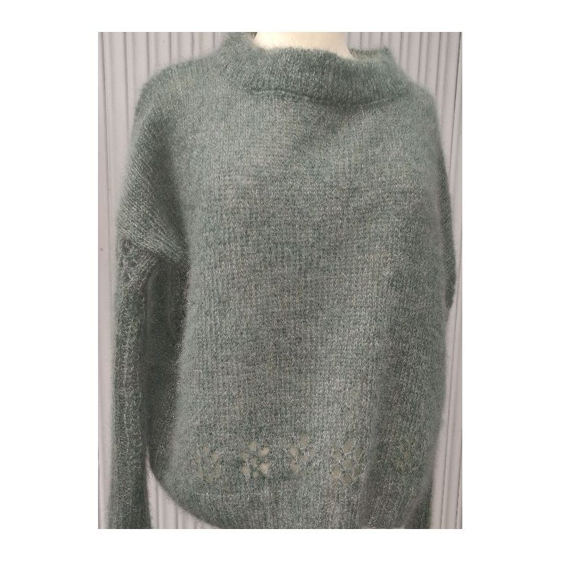 Opskrift Sweater i Silkhair Dansk sendes p PDF