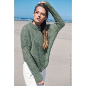 Opskrift Sweater i Silkhair Dansk sendes p PDF