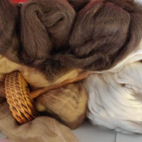 Yak uld fibre til spinding 50g