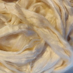 Tussah silke fibre til spinding 50g
