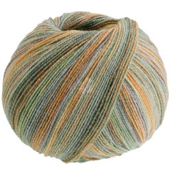 Meilenweit Bomuld/bambus Sole Mix 6417 Orange/Lysgul/Gr/Lysgrn 100g