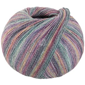 Meilenweit Bomuld/bambus Sole Mix 6418 Mrkegr/Violet/Honninggul/Pink/Jade 100g