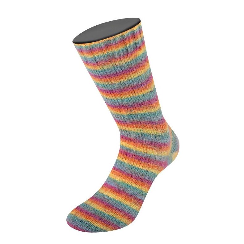 Cosy Socks Stribet 100g 