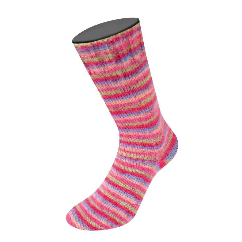 Cosy Socks Stribet 100g 