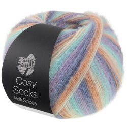 Cosy Socks Stribet 100g 