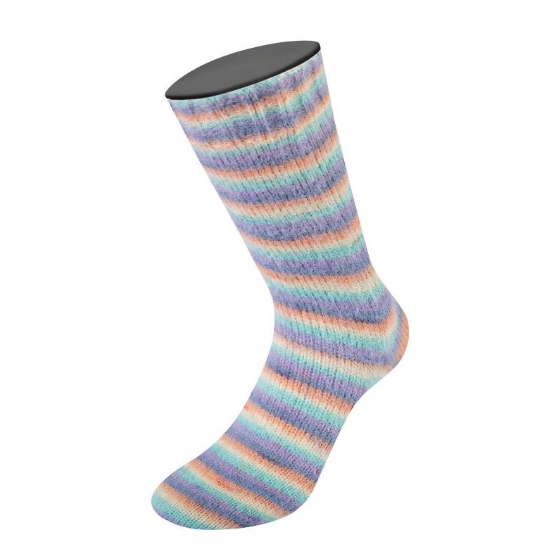 Cosy Socks Stribet 100g 