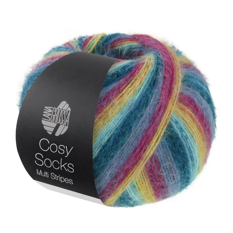 Cosy Socks Stribet 100g 