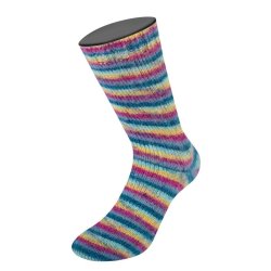 Cosy Socks Stribet 100g 