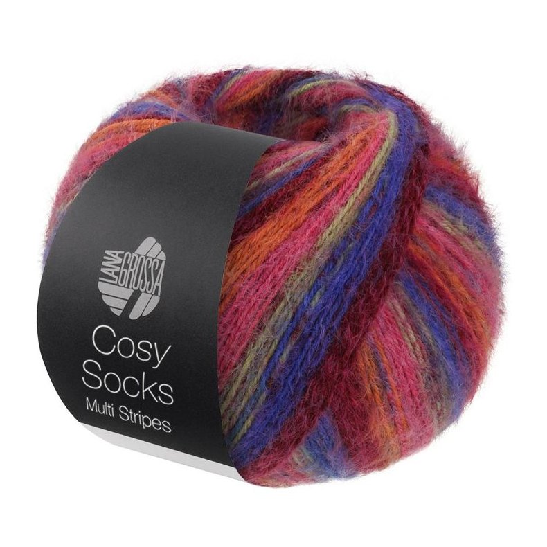 Cosy Socks Stribet 100g 