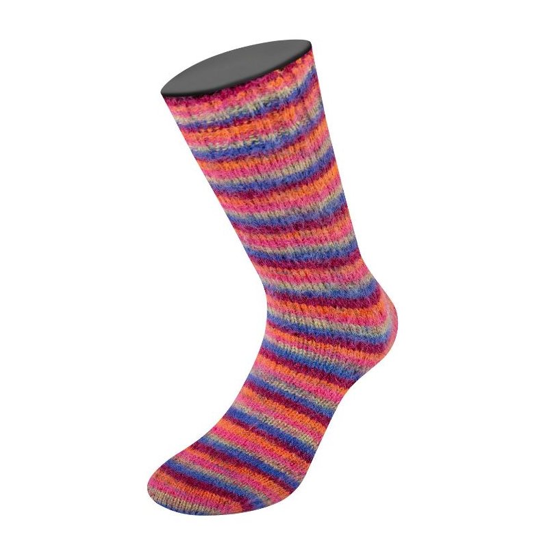 Cosy Socks Stribet 100g 