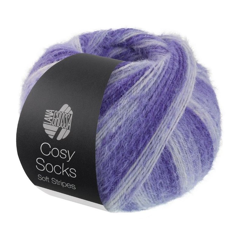 Cosy Socks Stribet 100g 