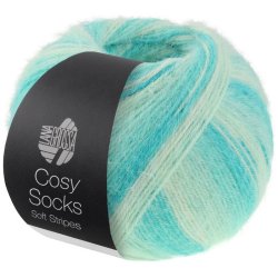 Cosy Socks Stribet 100g 