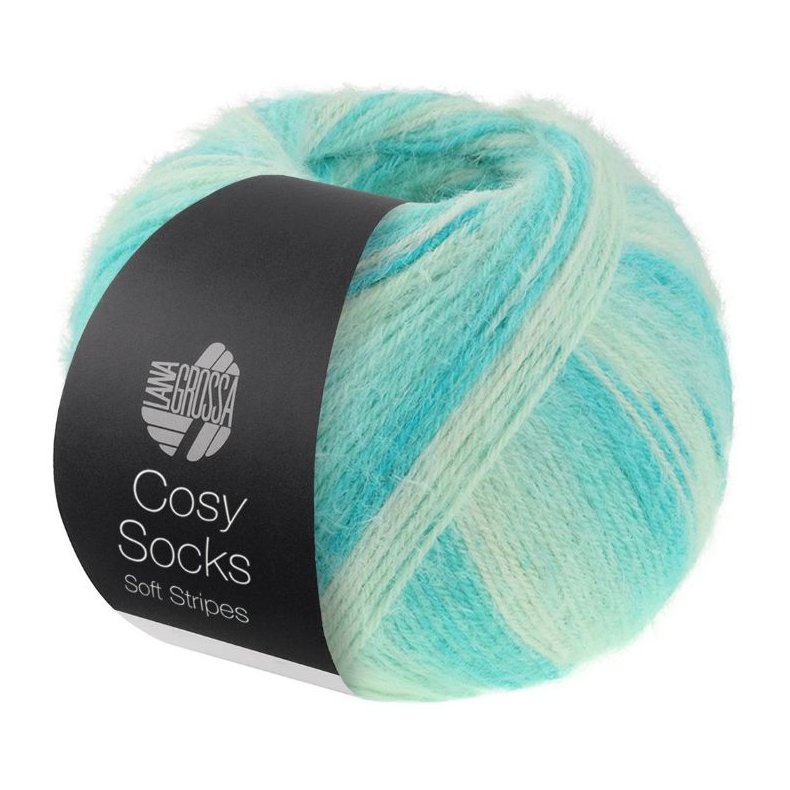 Cosy Socks Stribet 100g 