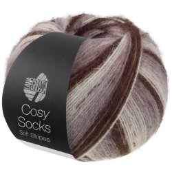 Cosy Socks Stribet 100g 