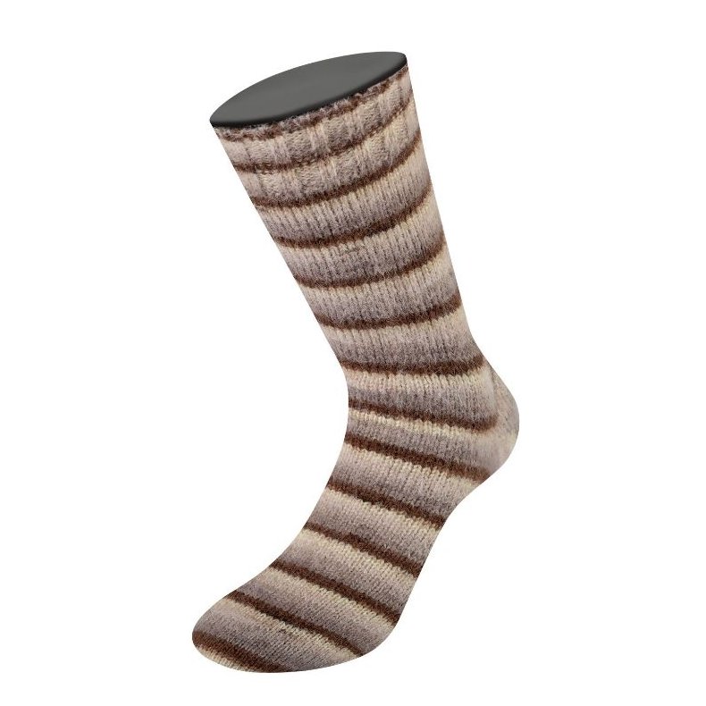 Cosy Socks Stribet 100g 
