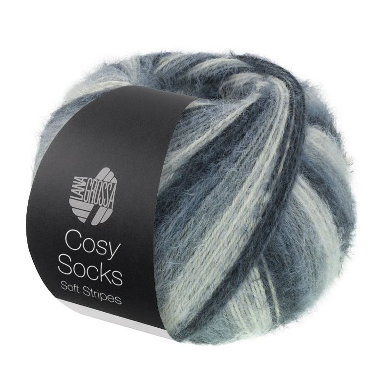 Cosy Socks Stribet 100g 