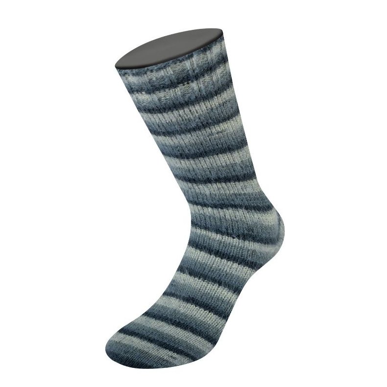 Cosy Socks Stribet 100g 