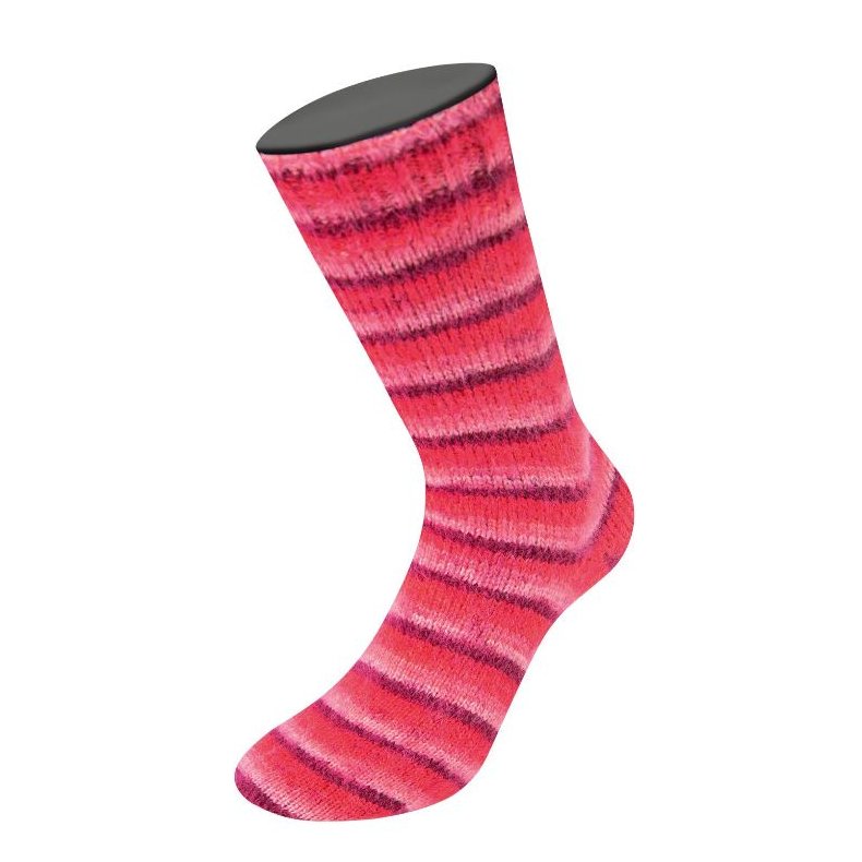 Cosy Socks Stribet 100g 