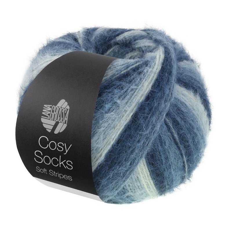 Cosy Socks Stribet 100g 