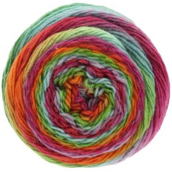 Meilenweit 100g Orange/Grn/Turkis/Pink 8004