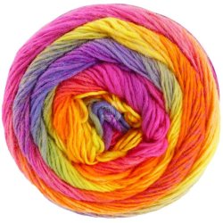 Meilenweit 100g Grlilla/Kaki/Gul/orange/Pink 8009