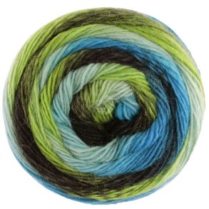 Meilenweit 100g Mosgr�n/Turkis/Sort/Petrol 8015