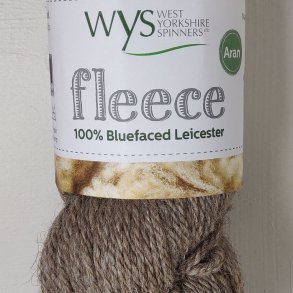 Fleece Aran Lys brun 002