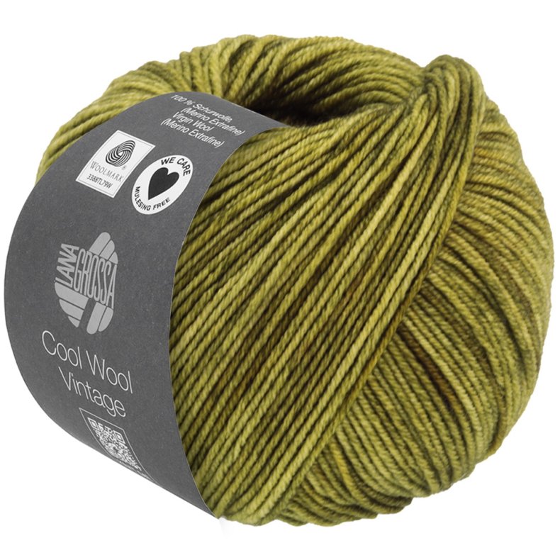 Cool Wool Ekstrafin Merino Vintage Oliven 7361