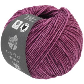 Cool Wool Ekstrafin Merino Vintage Blomme 7365