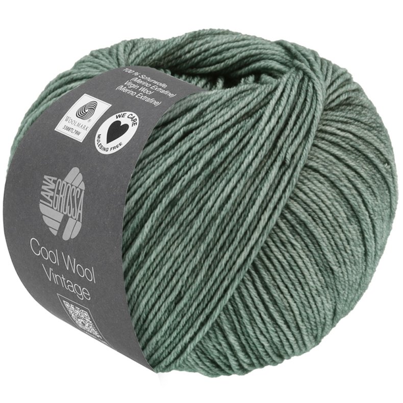 Cool Wool Ekstrafin Merino Vintage Gr grn 7368