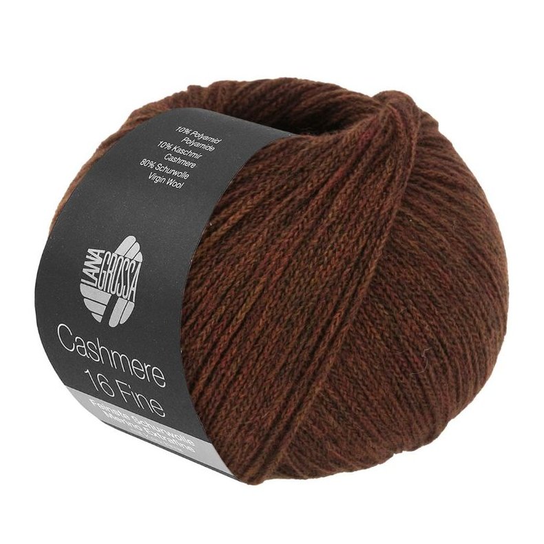 Cashmere 16 fine Chokoladebrun 62