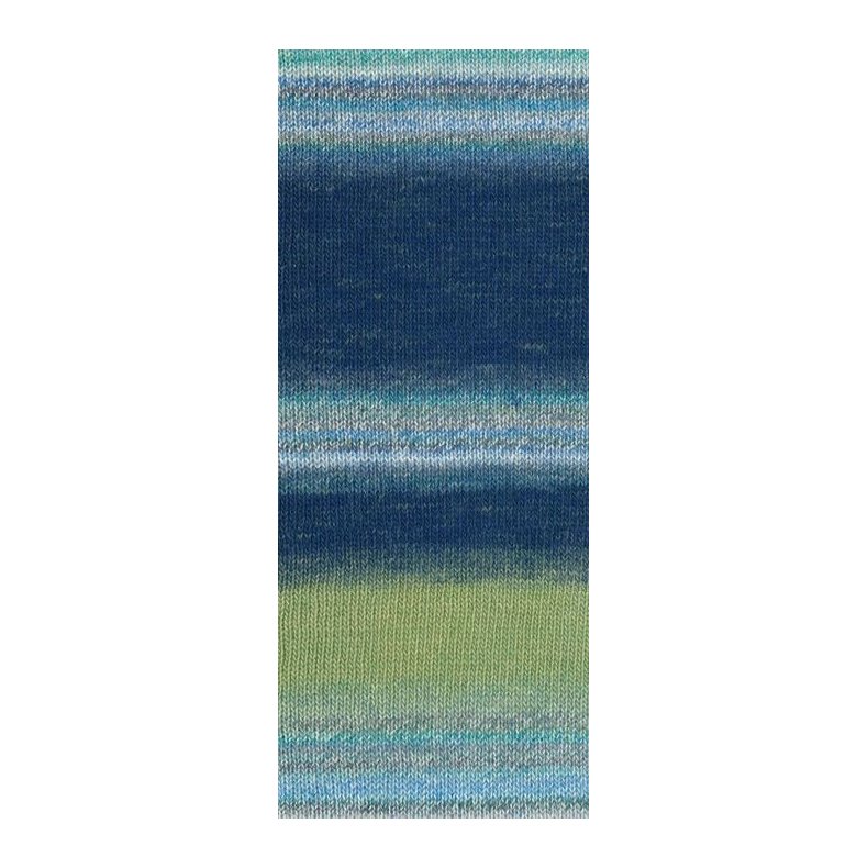 Gomitolo Fusione 2021 mint/mrkegr/mrkebl/lindegrn udget