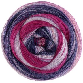 Gomitolo Gala 4024 vinrd/jeans/hindbr/lilla udget